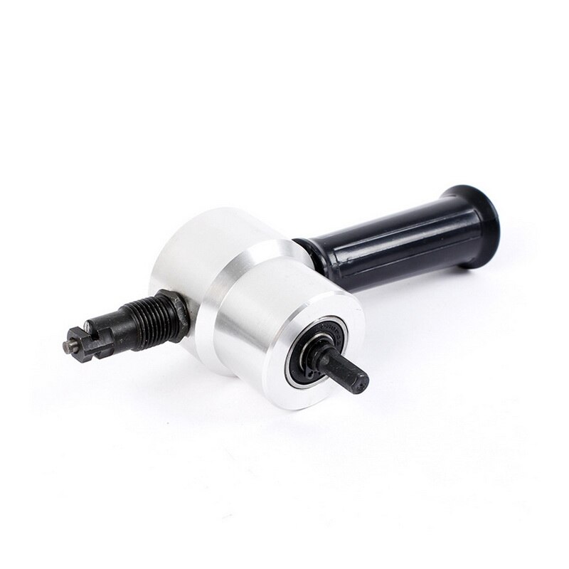 Metal Nibbler Cutter Double Head Sheet Nibbler Hole Saw Cutter Drill Attachment Plate Open Hole Drill For Cutting Iron Steel