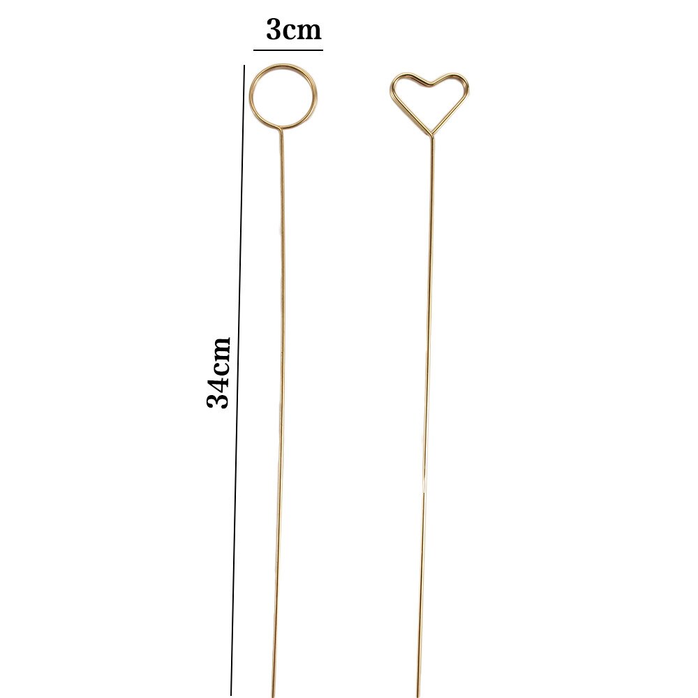 10 Pcs Art Card Holder Metal Postcard Clip Flower Bunch Special Message Card Stand For Party DIY Decoration