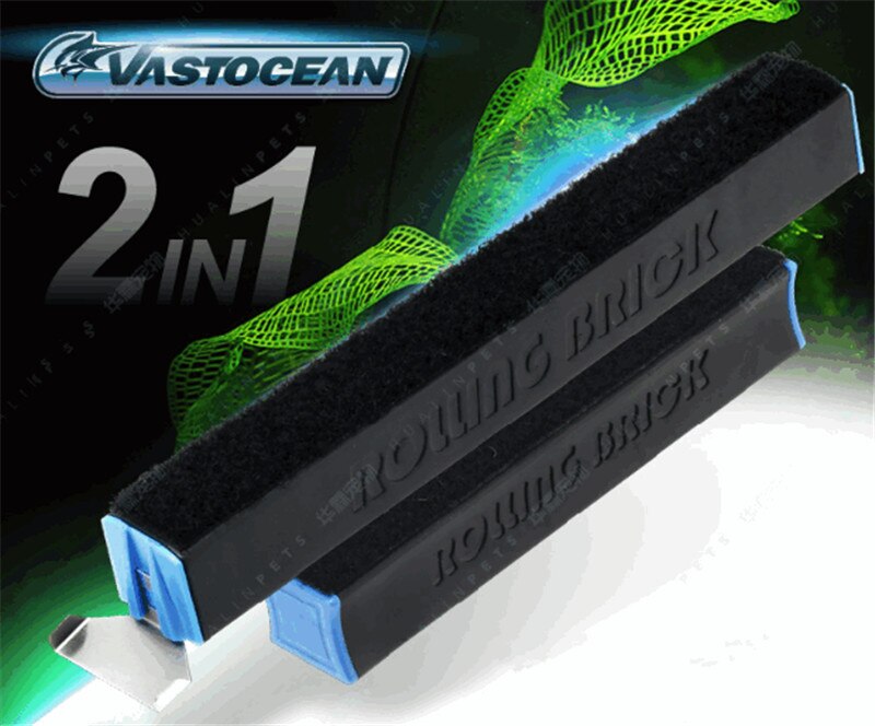 Vastocean Sterke Magnetische Flip Aquarium Borstel Algen Schraper Aquarium Schoonmaken Tool