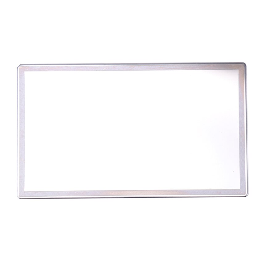 Espejo portátil de acero inoxidable para Interior de coche, espejo de maquillaje Universal HD para cosmética, 1 unidad