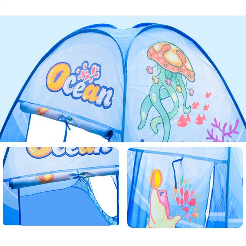 3 In 1 Baby Speelgoed Tenten Spel Huis Bal Pit Pool Kind Kruipen Tunnel Spelen Tent Kinderen Speelgoed Bal Zwembad oceaan Bal Houder Set