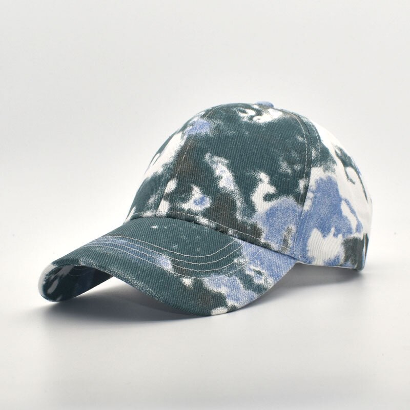 Mode Tie-Dye Baseball Cap Lente Mannen En Vrouwen Trend Paar Kleurrijke Snapback Hoed Outdoor Verstelbare Zon Graffiti bone: 3