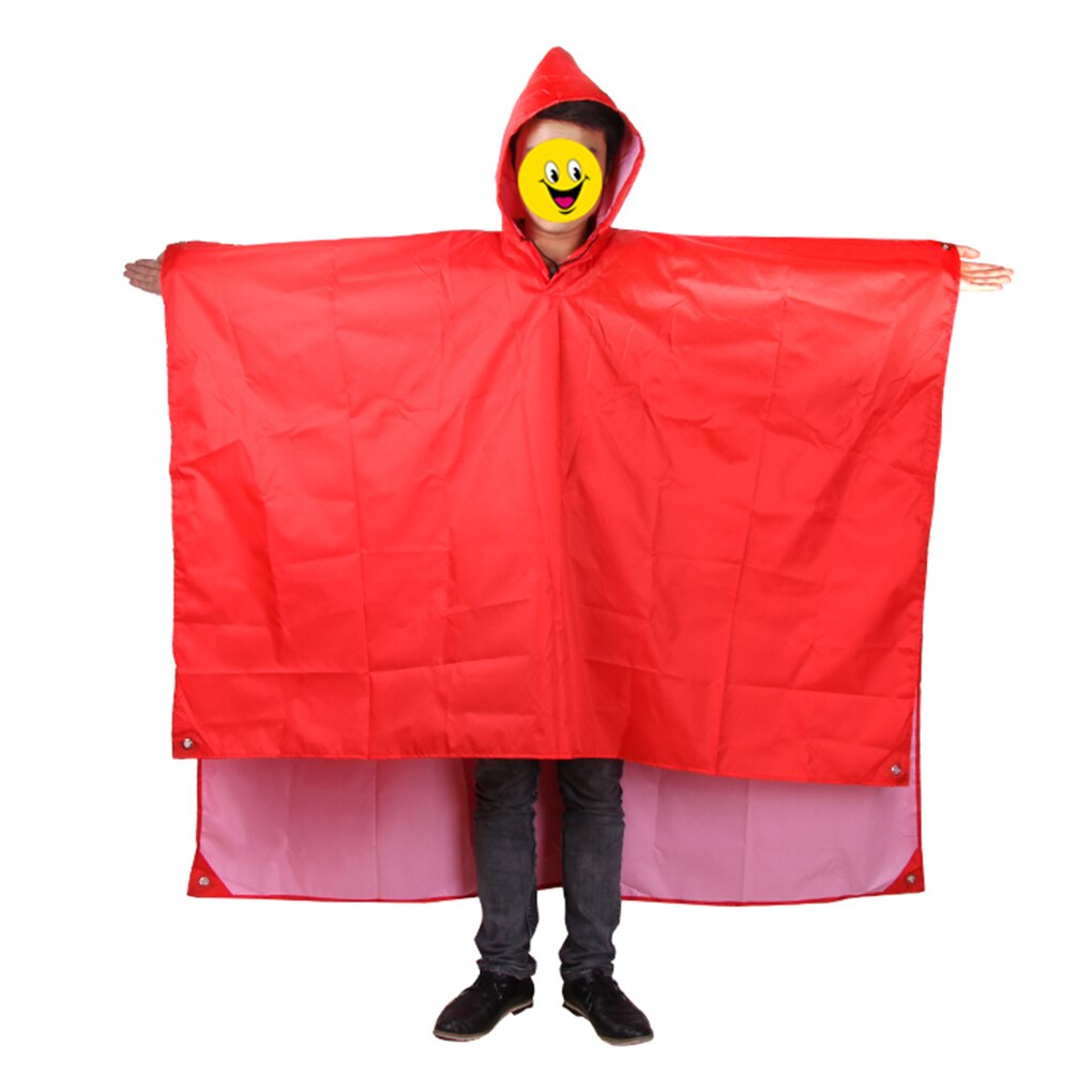 Chubasquero 3 en 1 para exteriores, mochila multifuncional, cubierta de lluvia, alfombra impermeable para tienda, toldo para escalada, ciclismo, senderismo, 1 unidad: NO. 4