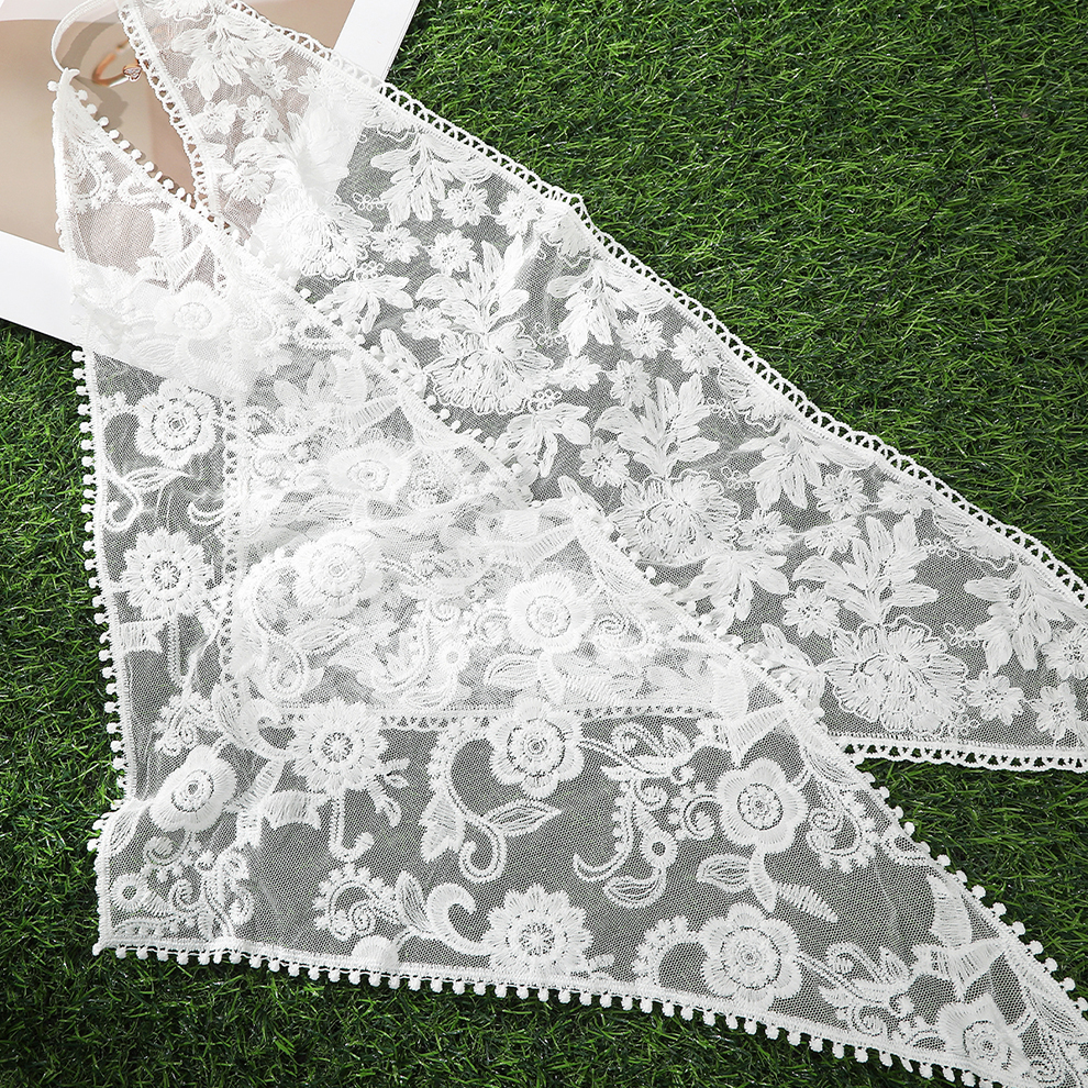 Molans triângulo branco bandana lenço de cabelo headbands bandana de cabelo elástico lenço de cabelo impressão lenços de cabelo acessórios para o cabelo