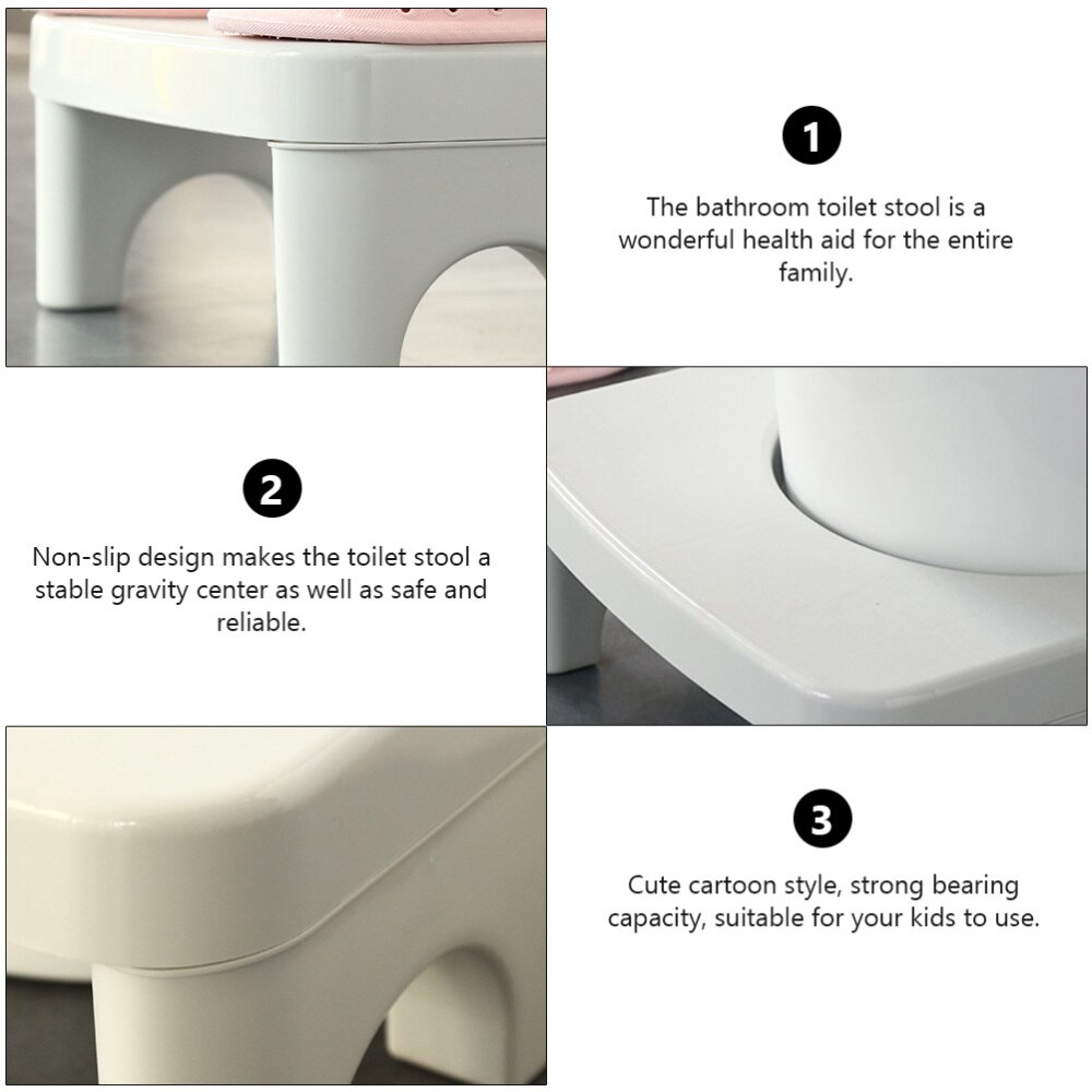 1pc Stool Small Stool Lightweight Footstool Portable Household Stool