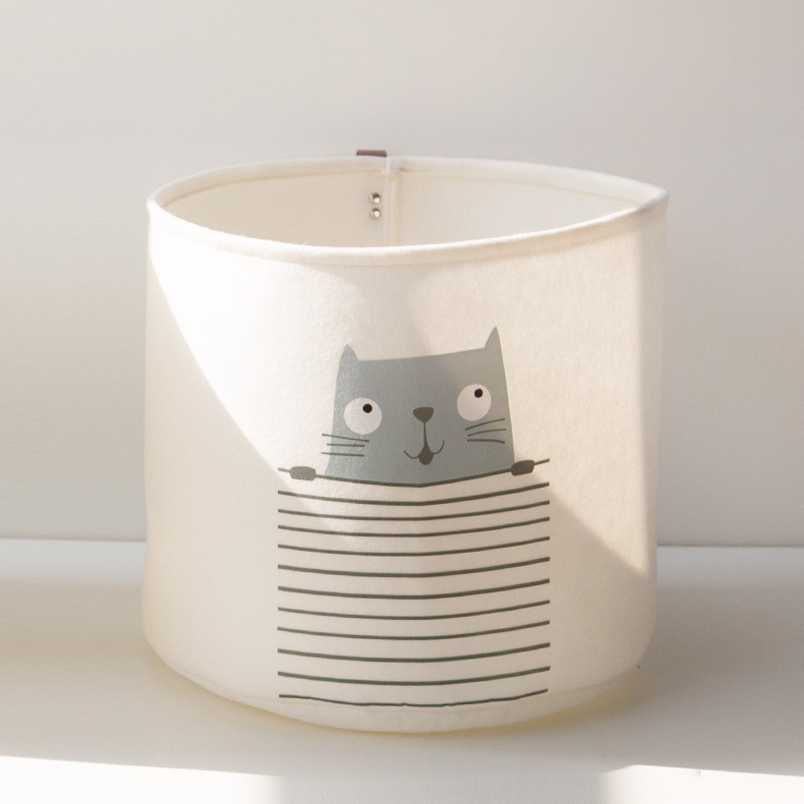 F# Cute Animal Laundry Basket Foldable Toy Storage Picnic Dirty Clothes Basket Box Cotton Wash Clothes Box Baby Organizer