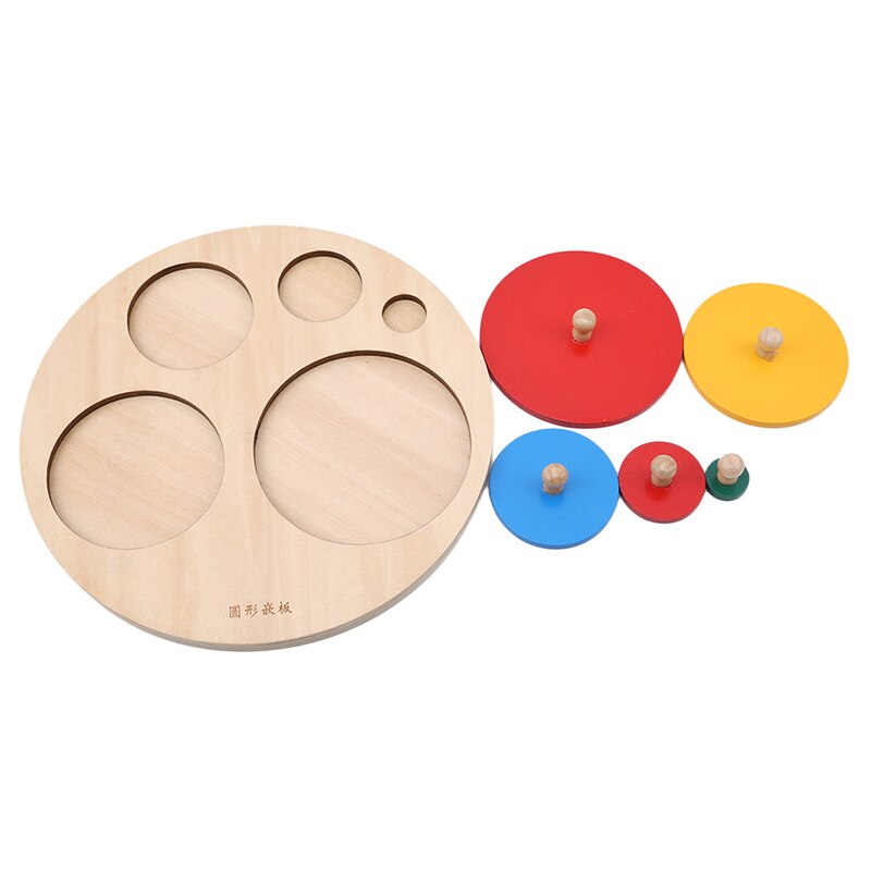 Kinderen Speelgoed Baby Houten Leren Geometrische Vorm Panelen Hand grijpen board Educatief Voorschoolse Training Montessori Materialen Speelgoed
