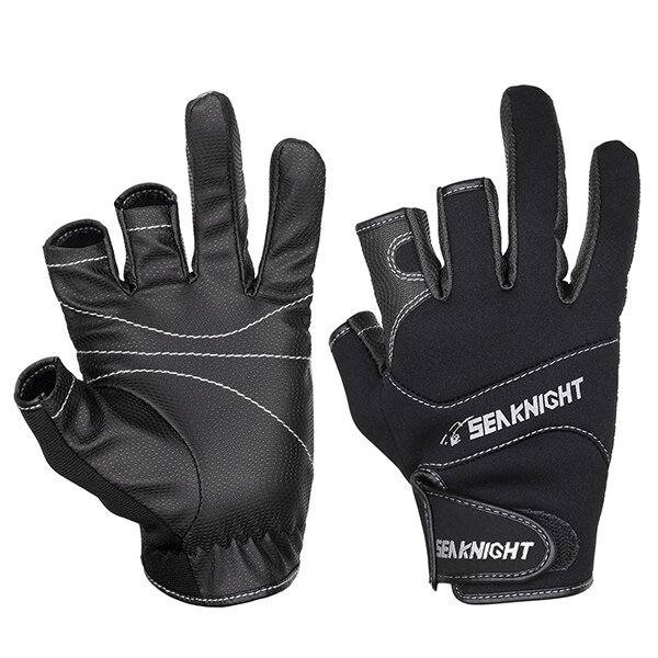 SeaKnight SK03 Sport Leder Angeln Handschuhe 1 paa...  Grandado