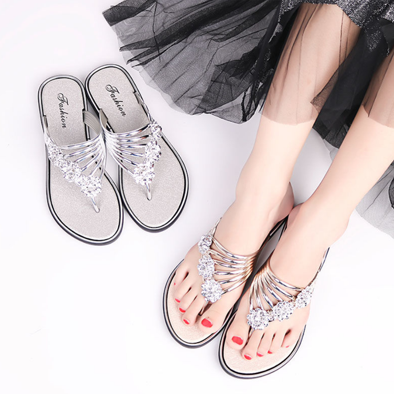 Nowe modne damskie klapki damskie kapcie plażbyć winnym