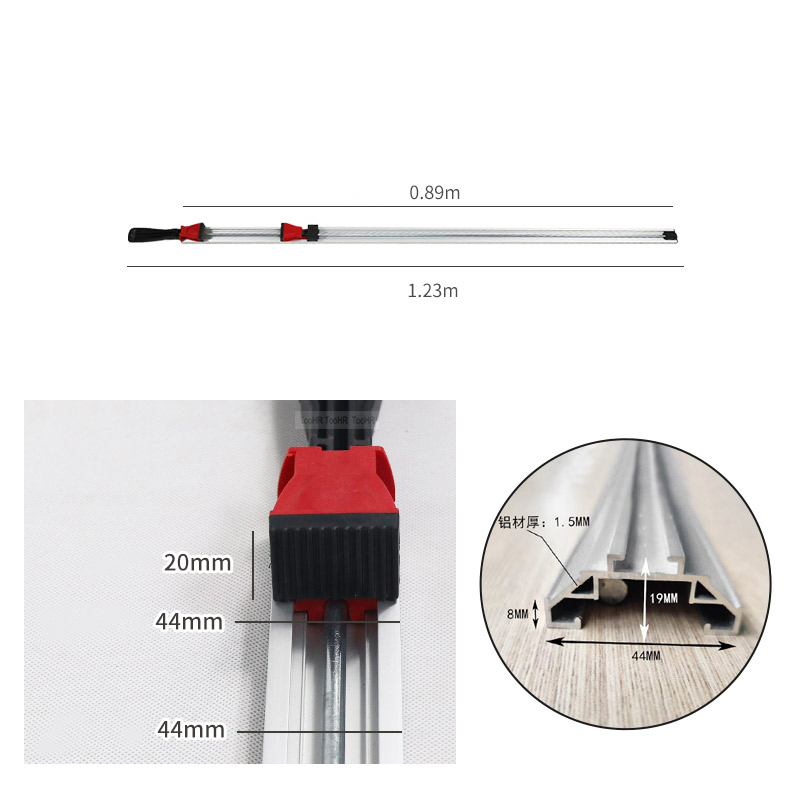 Wood Board Clamp Straight Edge Clamp For Flip Saw Electric Circular Saw Cutting Guide Ruler Fixing Clip Fixture Woodworking Tool