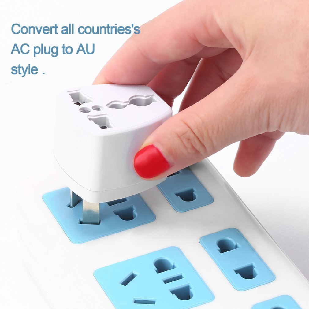 Universal Outdoor Travel Power Adapters AU Plug Adapter US UK EU to AU AC POWER PLUG ADAPTER TRAVEL CONVERTER