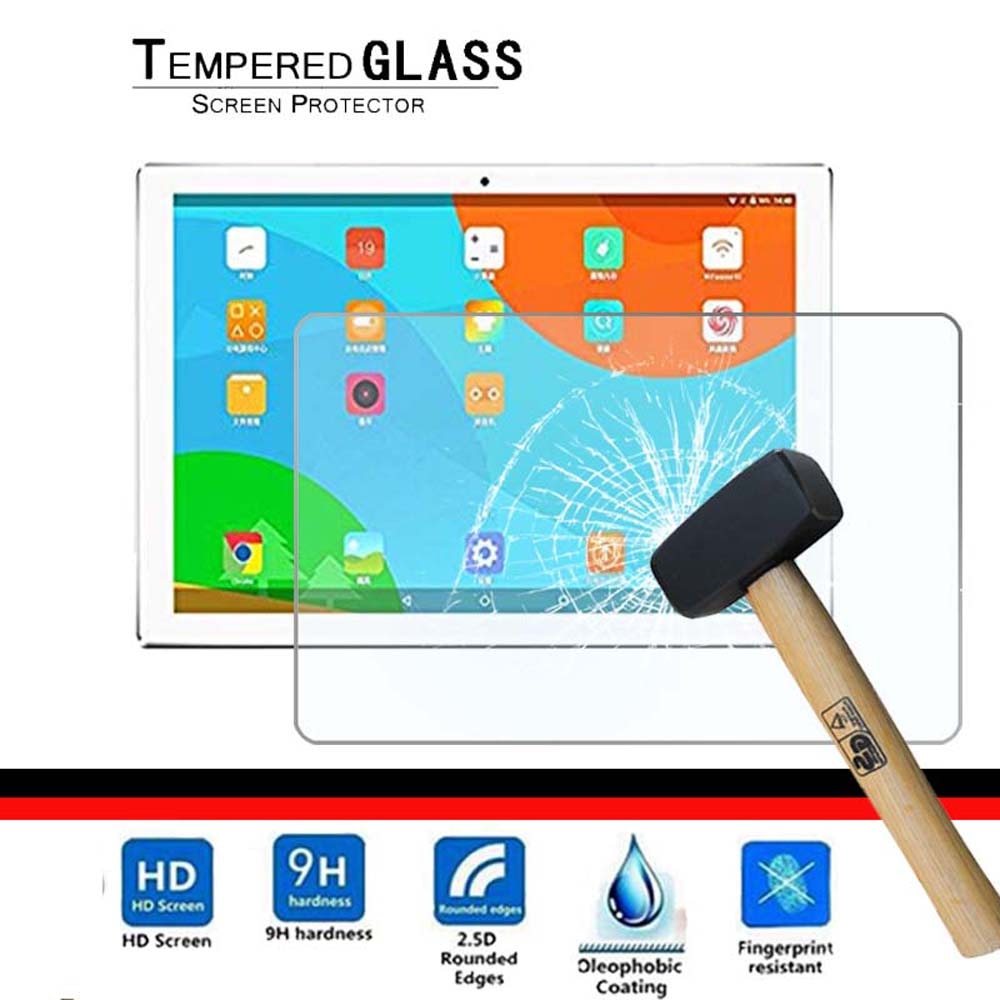 Waterdichte Gebogen Rand Gehard Glas Screen Protector Voor Teclast P10 Explosieveilige Screen Protector Tablet Accessoires