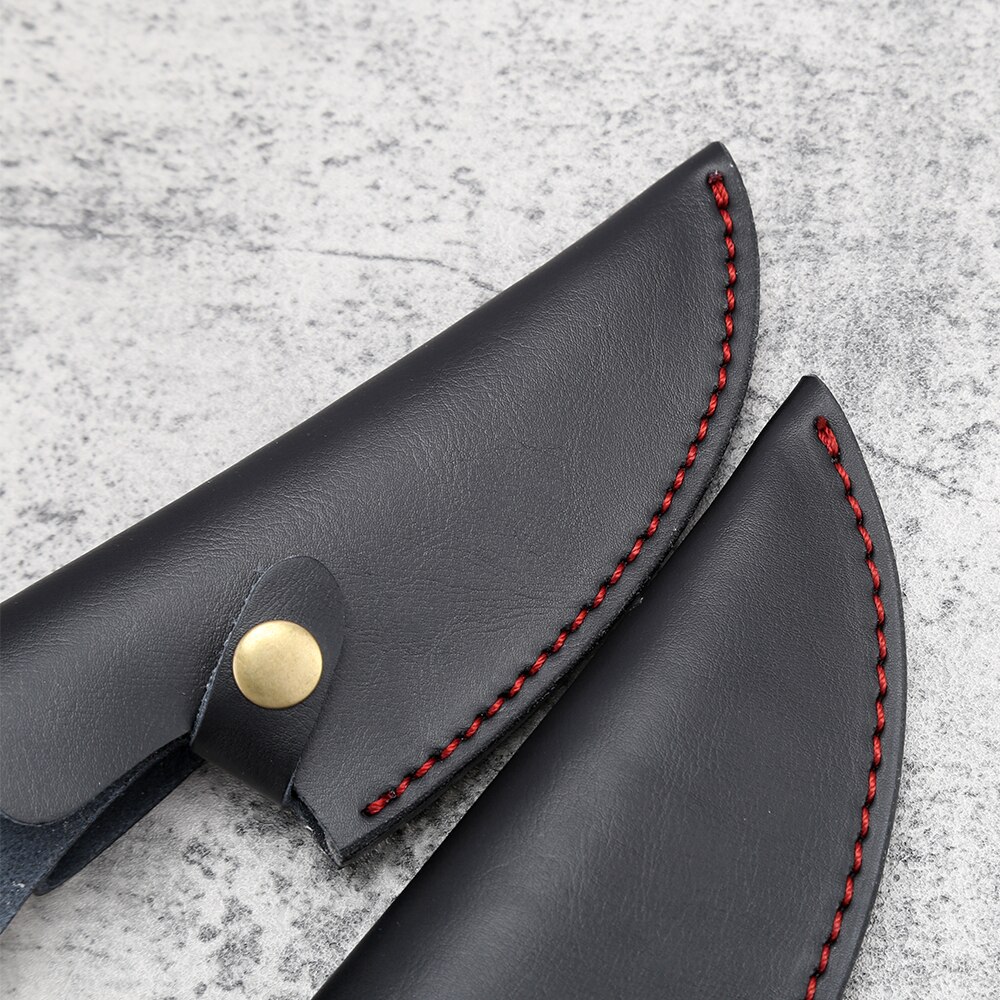 Leder Mantel für 5.5 &quot;6&quot; Zoll Boning Messer Serbisch voll Seetang schneiden Hackmesser Küchenmesser Mantel Abdeckung Messer schutzhülle