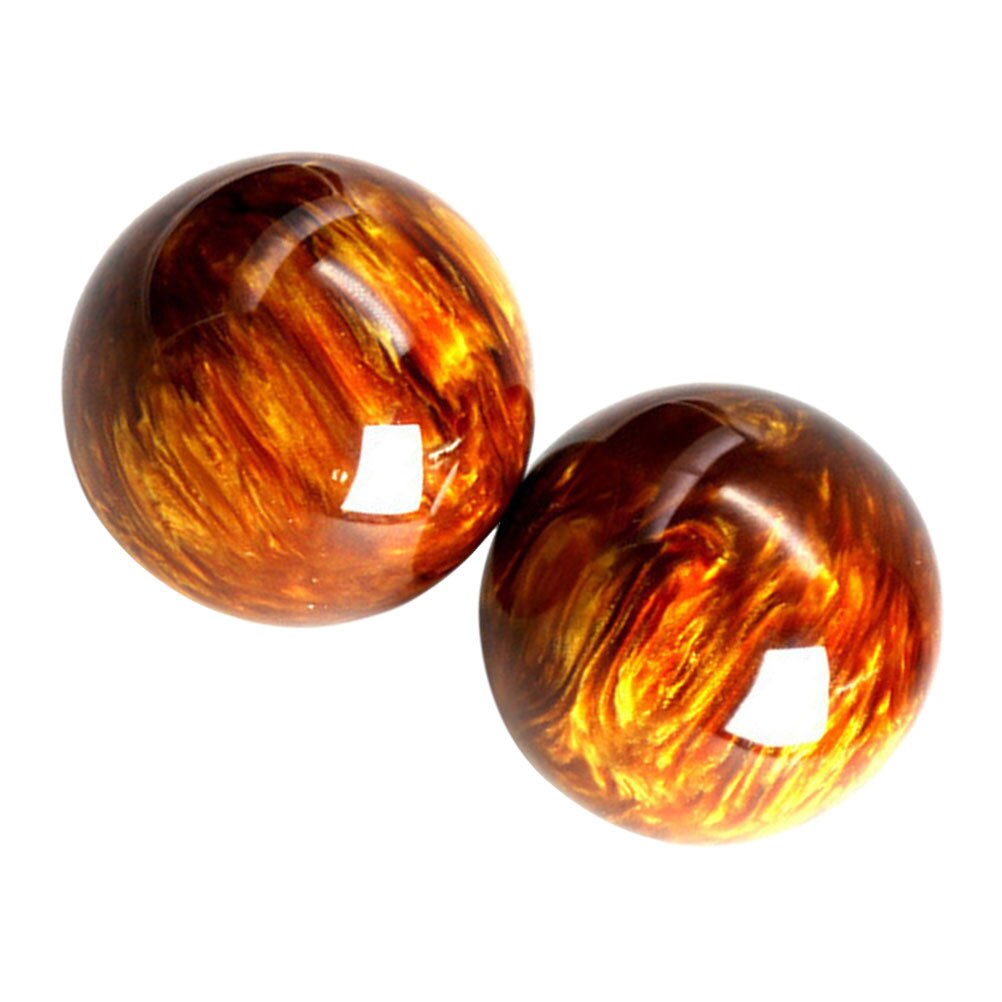 2pcs Smooth Handballs Health Exercise Balls Hand Balls Hand Massagers: Default Title
