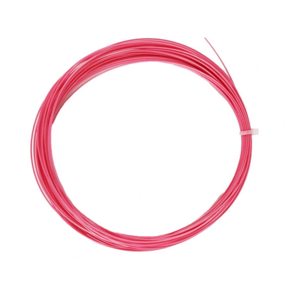 Badminton Line Nylon Badminton String 19-25 LBs Corrosion-resistant Useful Nylon Badminton Racquet String:  Pink