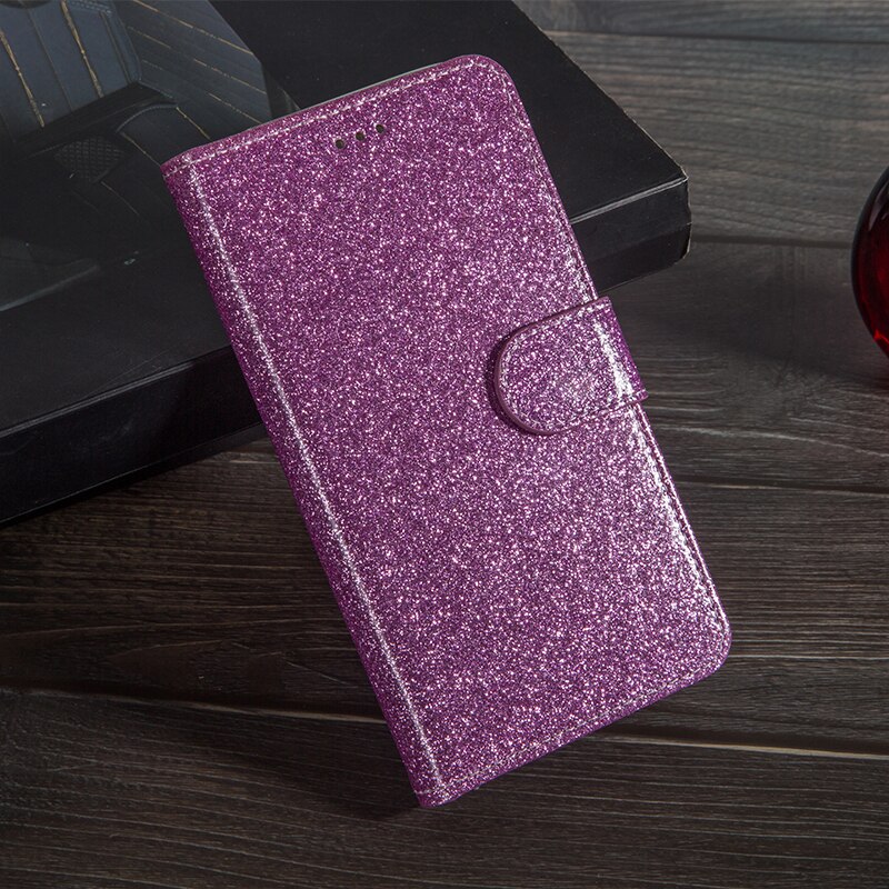 Lærveske for xiaomi redmi 3s redmi 3x flip telefondeksel for xiaomi redmi 3 bokveske for xiaomi redmi 4x bakdeksel coque deksel: Redmi 4x / L32( lilla)