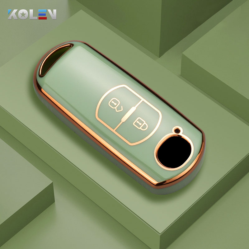 Modne etui z TPU na kluczyk zdalnego sterowania do Mazdy 2 3 5 6 BL BM GJ Atenza Axela Demio CX-3 CX3 CX-5 CX5 CX7 CX-9 CX8 Keyless: Pomarańczowy