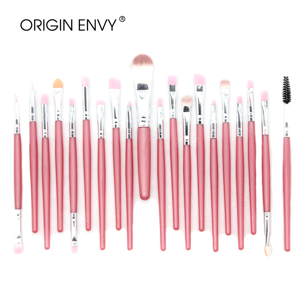 ORIGIN ENVY 20Pcs Multifunction Makeup Brushes Set Eye Makeup Brush Eyeshadow Brush Eyebrow Brush Makeup Tool Set Beauty: Pink