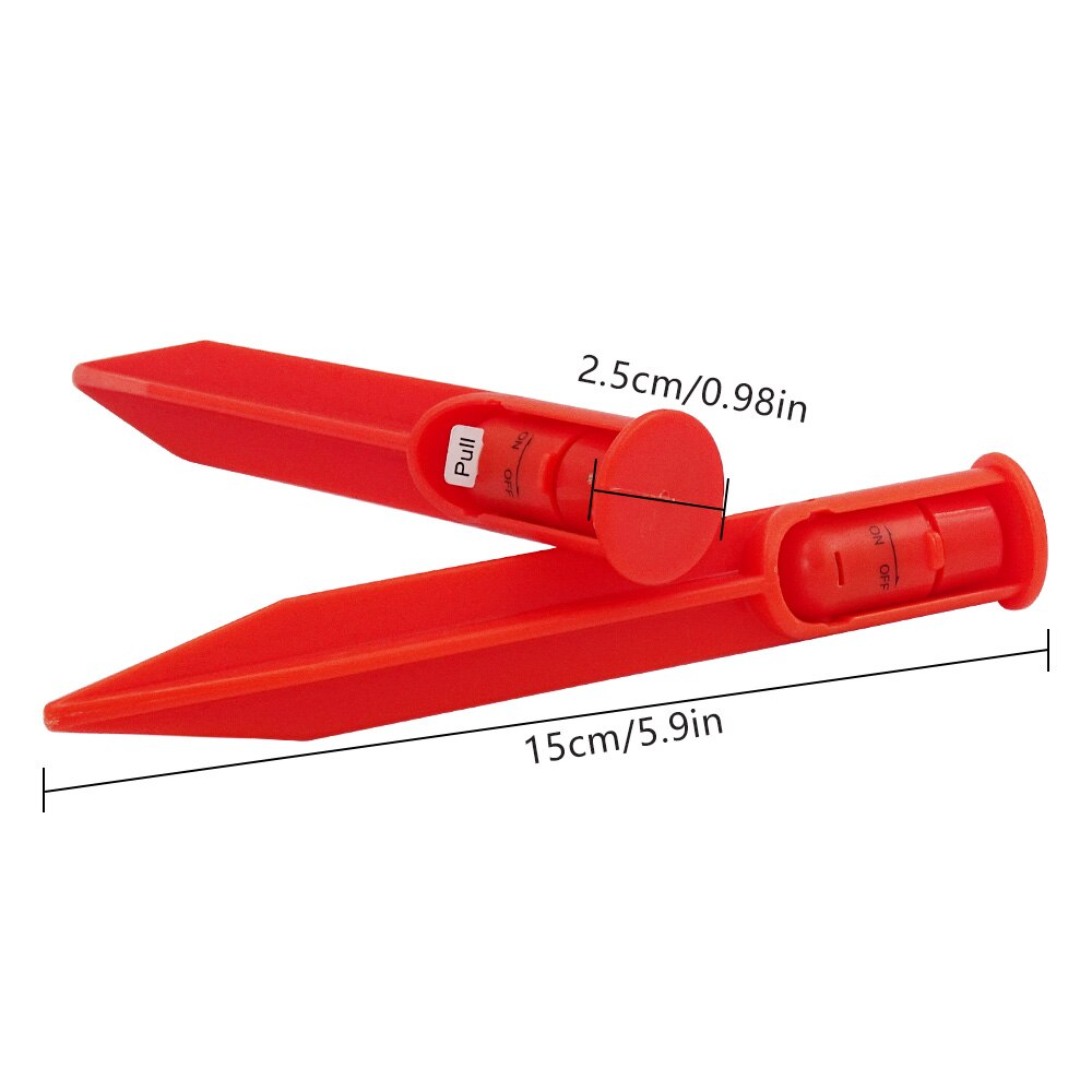 8/4/2 stuks ultralichte kampeertentharingen, plastic tentharingen, haringen, spijkers met led-verlichting, tentaccessoires, strandtentenbouwgereedschap