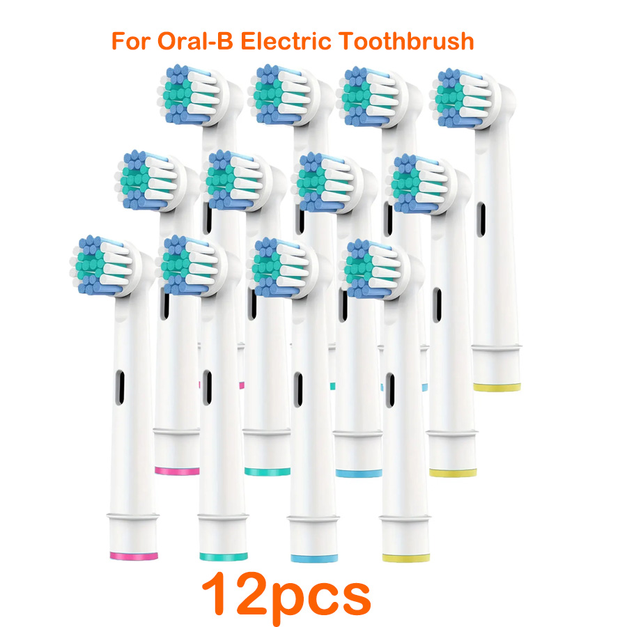 Replacement Brush Heads For Oral-B Sonic Electric Toothbrush Fit Advance Power/Pro Health/Triumph/3D Excel/Vitality 4/8/16pcs: Brown