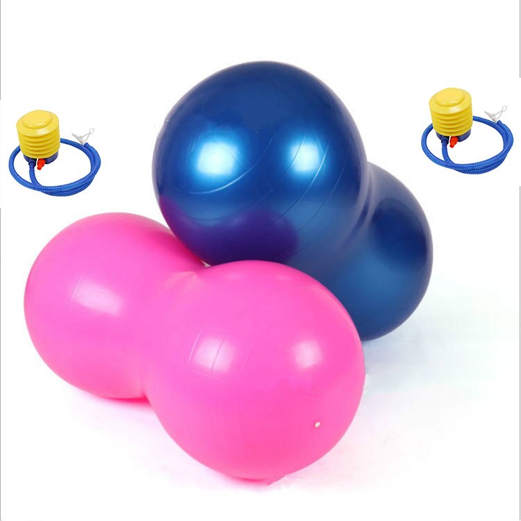 Pelota de Yoga antiexplosión para Pilates, equipo de ejercicio para el hogar, deportes, gimnasio, cacahuete, pelota de Fitness