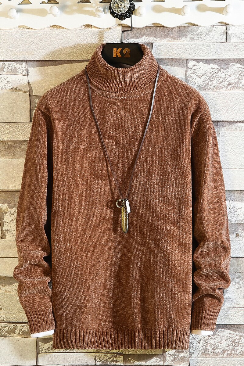 Menn svarte gensere herre rullekrave genser herre slim fit strikket genser herre høst minimalistisk strikke gensere m-xxl