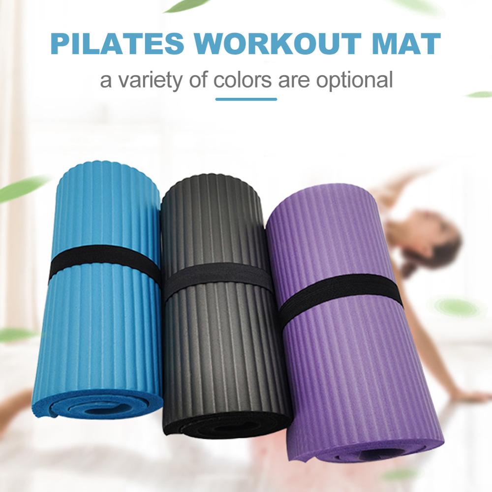 Esterilla de Yoga antideslizante de 15MM de grosor, almohadilla de Fitness para ejercicio de Yoga, Pilates, meditación, gimnasio, Extra gruesa, colchoneta de entrenamiento duradera
