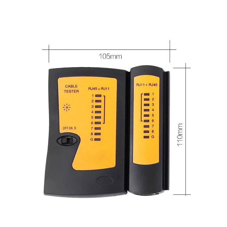 RJ45 RJ11 Network Cable Tester Cat5e Cat6 UTP FTP Network LAN Wire Telephone Line Handheld Detector Ethernet Cable Test Tool