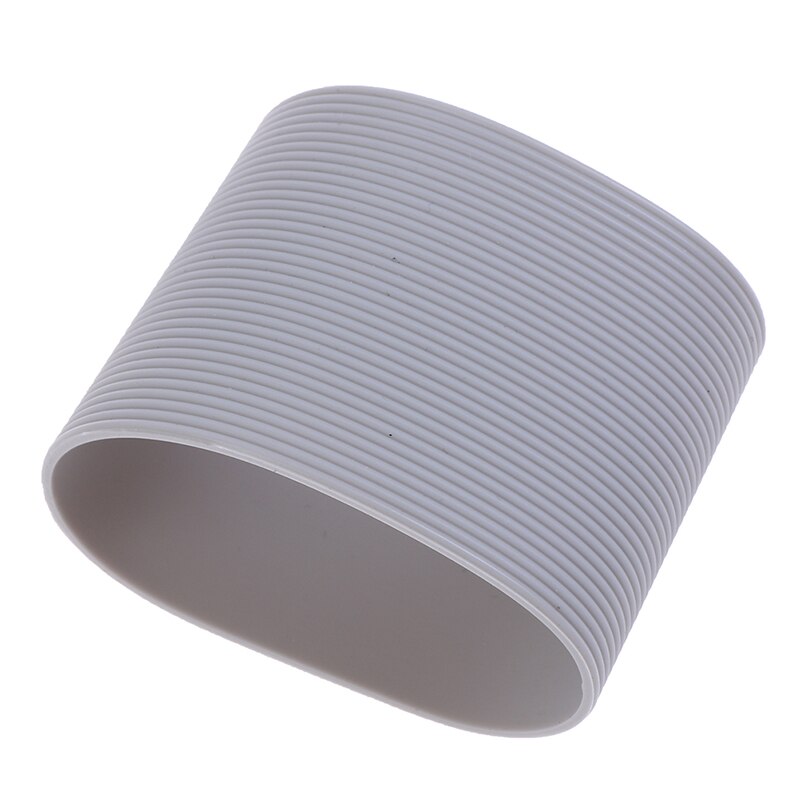 6CM silicone sleeves for mugs,Ceramic cup sleeves Stripes and vertical grain sleeves cover,heat insulation sleeves support: D
