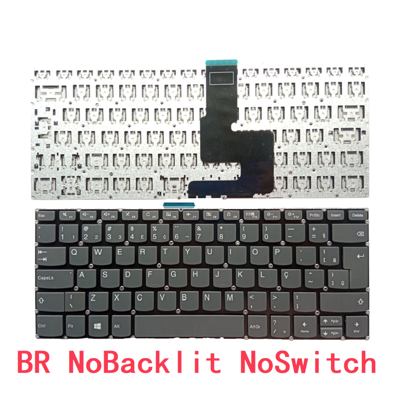 nas RU SP UK AR BR Podświetlana klawiatura robić Lenovo IdeaPad 320-14 320-14ISK 320-14IKB 320-14AST 320S-14IKB 330-14 V330-14 V130-14 120: złoto