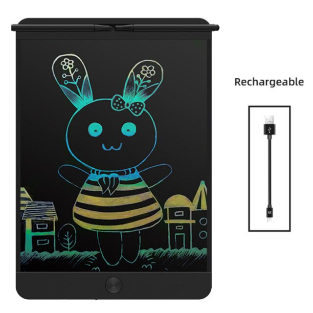 16 Inch LCD Writing Board Drawing Tablet Handwriting Pads Electronic Graffiti Tablet 13 Inch Writing Tablet: 13 Inch Color Black