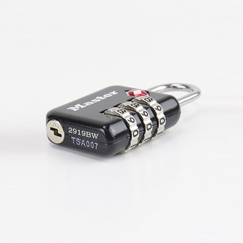 Master Lock TSA Lock 3 Digit Password Customs Luggage Padlocks Anti-theft Mini Code Lock for Suitcase Luggage Bag Travel