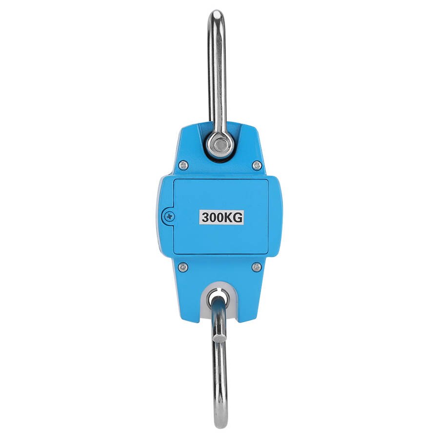 Suspended crane scale sturdy lightweight durable digital sky blue 300 kg hanging crane scale industrial hook weight gauge with