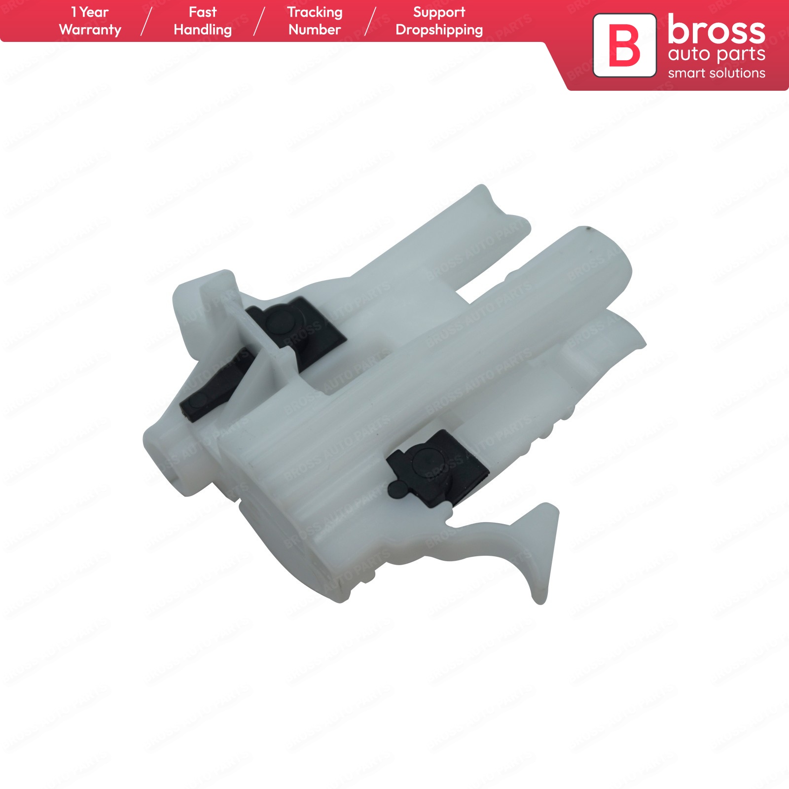 Bross Auto-onderdelen BWR5235 Venster Regulator Reparatie Clips Linksvoor Deur 68070267AD Voor Fiat 500 2007-Op Uit turkije