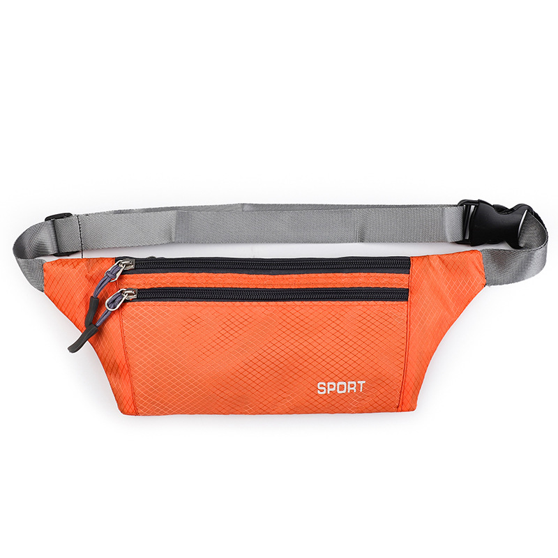 YoReAi imperméable à l'eau Bum sac taille Pack hommes poitrine ceinture taille sacs épaule Pack Usage Multiple hanche Pack voyage sac ceinture: Orange