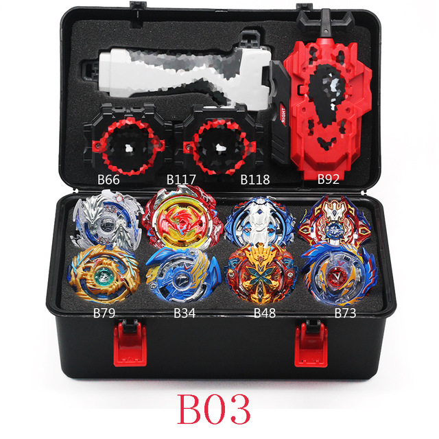 Originale Blayblade Top Beyblade Burst B-129 B125 con lanciatore Bayblade Bey lama metallo plastica fusione 4d giocattoli regalo per i bambini: B03