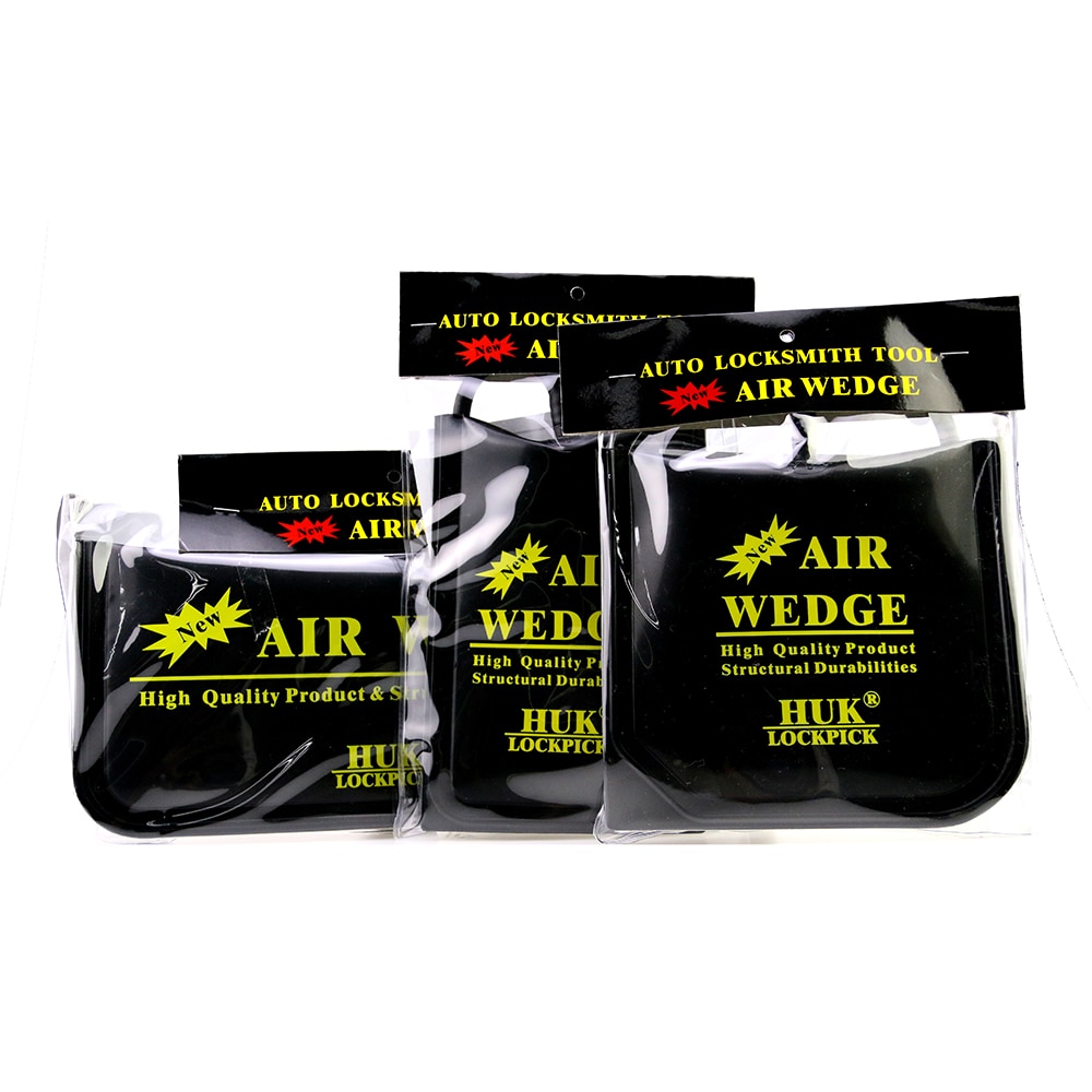 3pcs HUK Airbag Air Wedge, Auto Lock Pick Set Auto Veiligheid Gereedschap