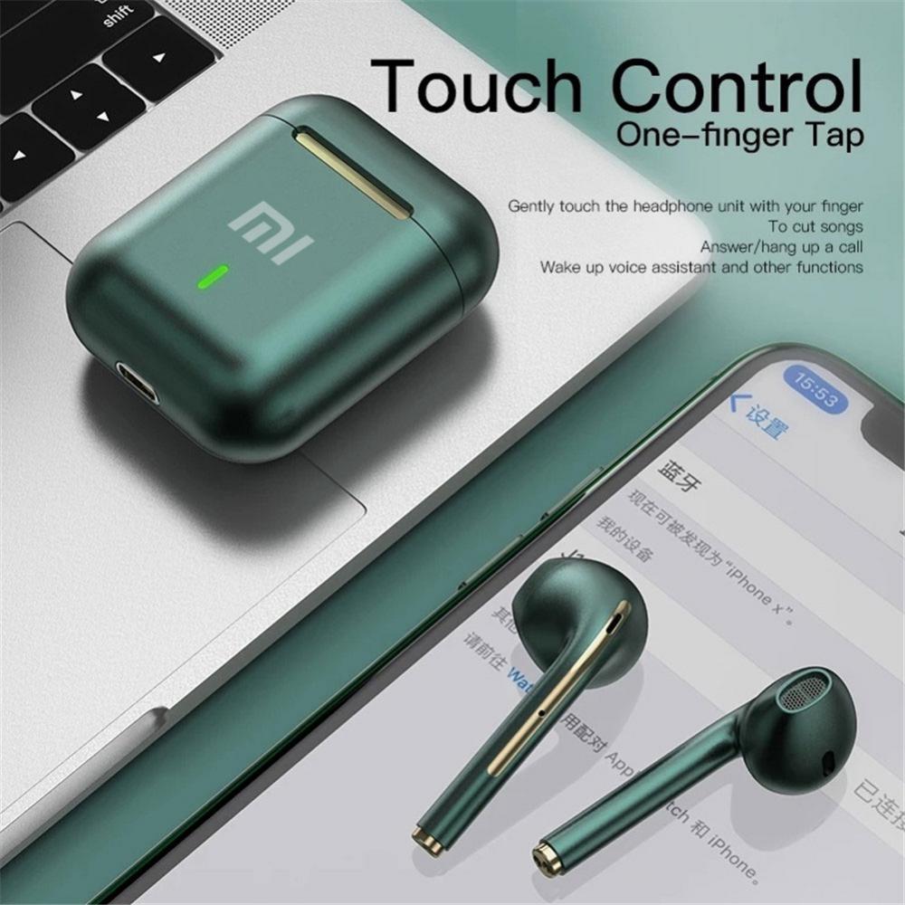 Xiaomi  j18 trådløse øretelefoner hifi in-ear stereomikrofon bluetooth berøringsvanntett støydempende hodetelefon for ios android