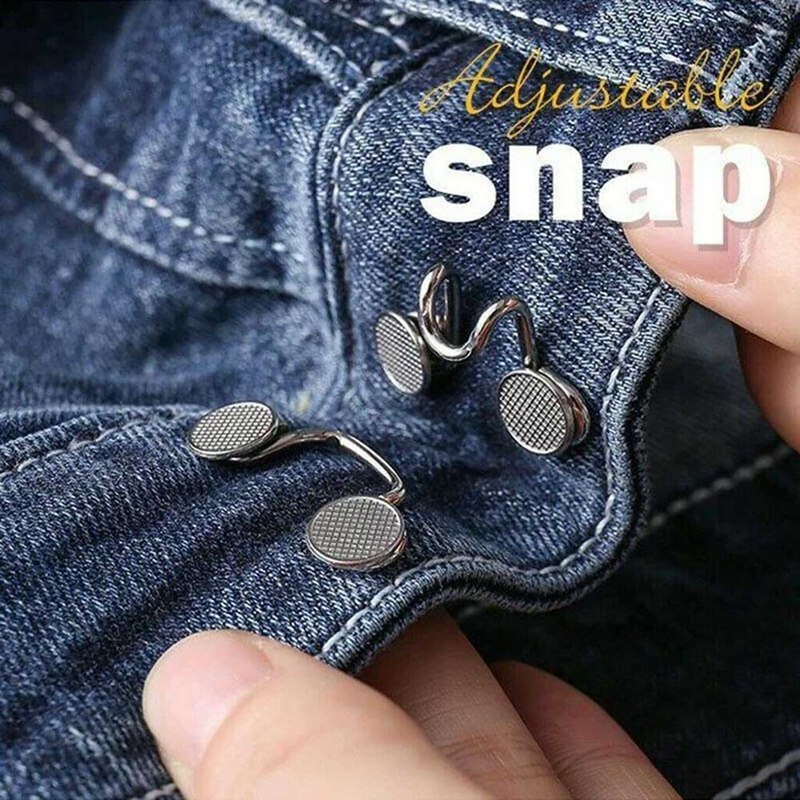 27/32Mm Verstelbare Nail-Gratis Taille Gesp Intrekbare Nailfree Jeans Broek Kleding Metalen Knop Taille Gesp