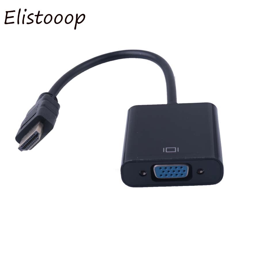 HDMI Male to VGA Female adapter with aduio cable HDMI splitter to VGA converter Digital Analog HD 1080p For PC Laptop Tablet