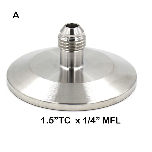 1.5 "tri clamp  x 1/4 " flare montering sanitær 304 rustfrit bryggeri hardware hjemmebrygget fittings: -en