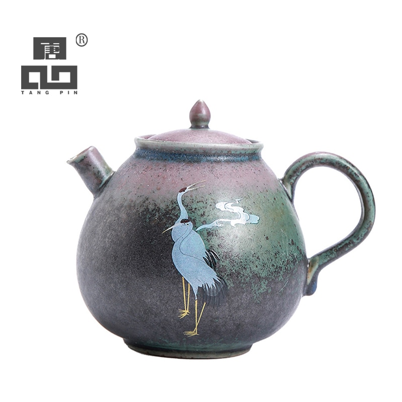 TANGPIN ceramiczne czajniki żuraw Wykonany ręcznie chińnarty dzbanek na herbatę 260ml