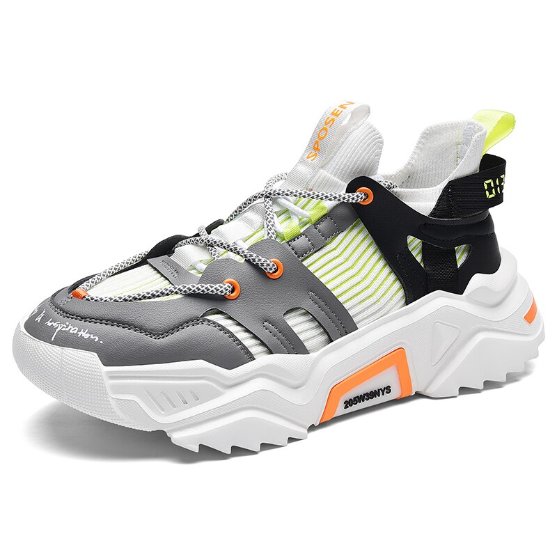 Tide schoenen heren ademende comfortabele joggingschoenen lichtgewicht sportschoenen casual schoenen herenschoenen hardloopschoenen: Multi / 10