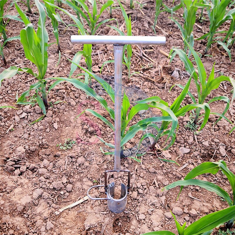 Available soil picking field manual seedlings transplanter/hand vegetable punching planter/dgging corn seedling tools