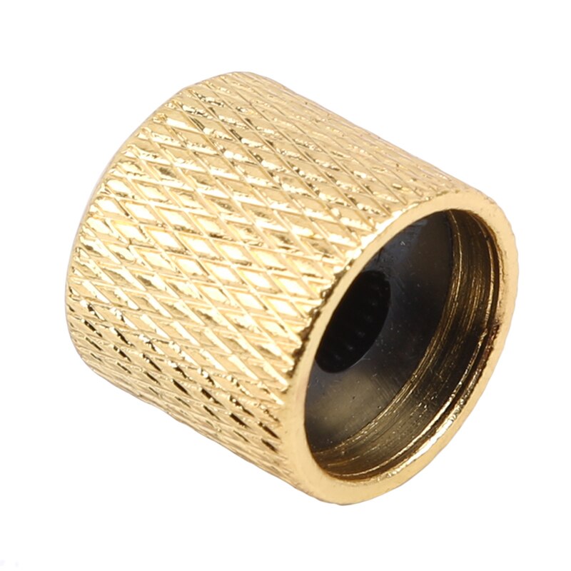 Métal dôme ton guitare basse bouton de commande bouton outils pour Fender A potentiomètre guitare clé pièces musicales: gold