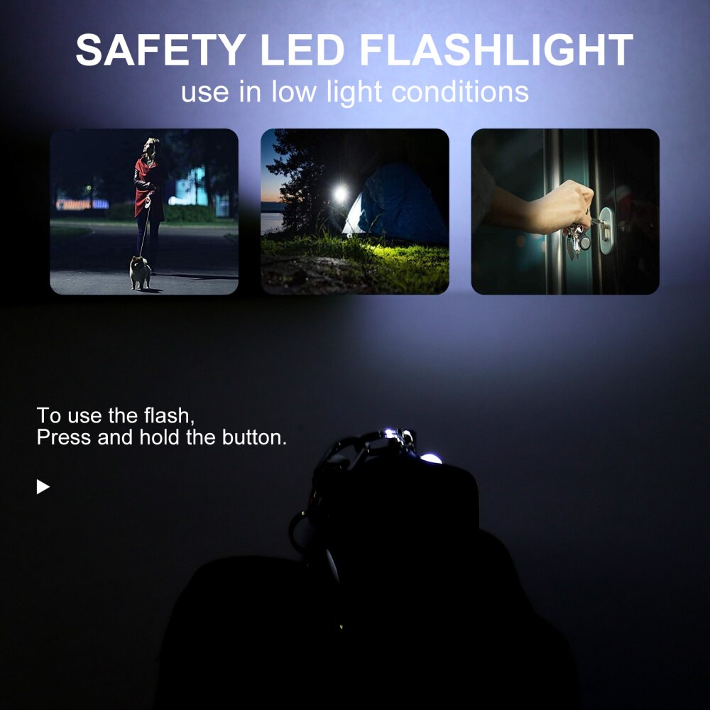 130dB Emergency Alarm Personal Alarm Sound Alarm with LED Light