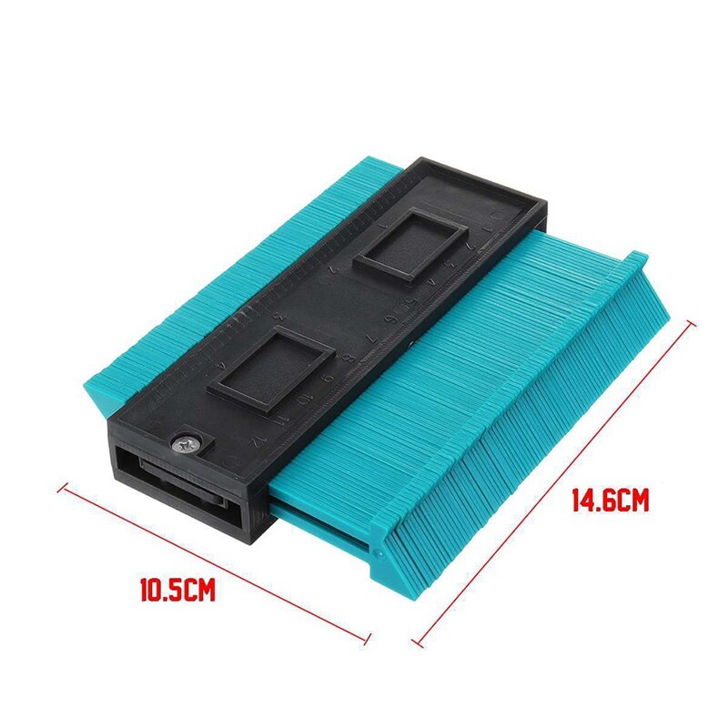 5 zoll Kontur Profil Messgerät Fliesen Laminat Fliesen Rand Gestaltung Holz Messen Lineal Abs Kontur Messgerät Duplizierer 0-120mm Palette (Gre