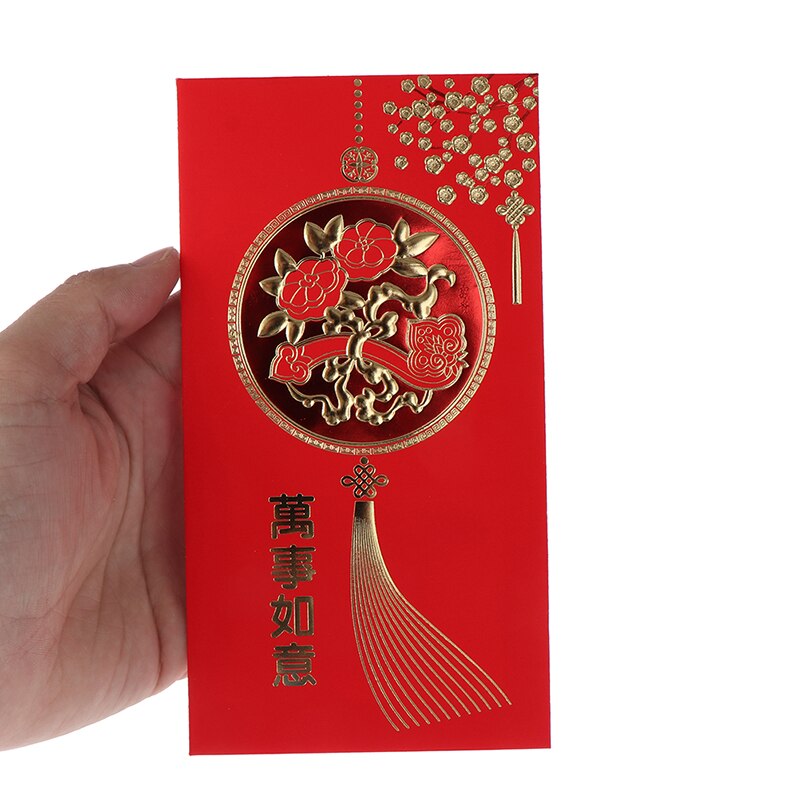 6/10PCS Chinese Red Envelope Hongbao Year Spring Festival Birthday Marry Red Envelope