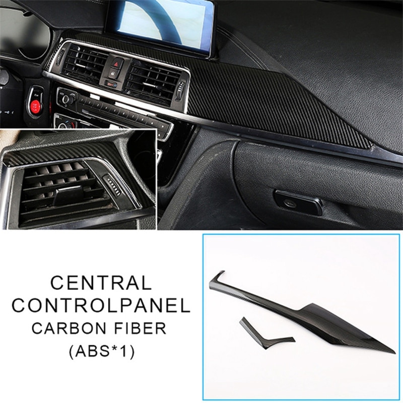 Carbon Fiber Look Interieur Abs Trim Center Control Panel Trim Voor Bmw F30 F34 F32 F33 F36