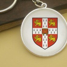 Europese Brittannië Engels Hoger University Wereldberoemde Universiteiten College Sleutelhanger Badge Souvenir Classic Wereld: Cambridge University